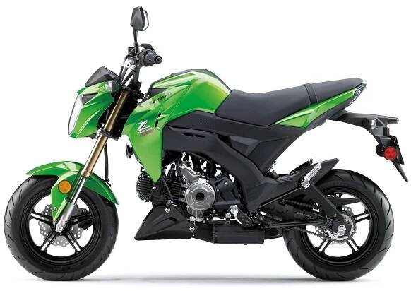 Kawasaki Z125 Pro 2016: klame svým tělem - 12 - 1 2017 Kawasaki Z125 Pro11