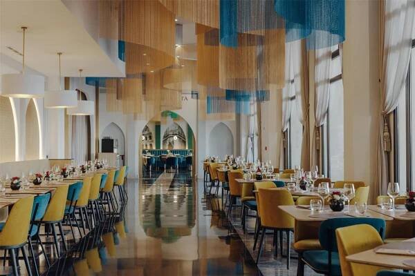 Reštaurácia alebo iné gastronomické zariadenie v ubytovaní Barceló Fès Medina