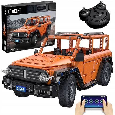 STAVEBNICE CADA TERÉNNÍ VŮZ RC TANK SUV 561 DÍLŮ JAKO DÁREK