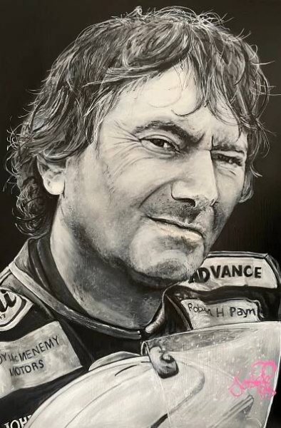 'JOEY' Dunlop - Original Tribute Painting