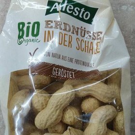 Bio Erdnüsse in der Schale geröstet Alesto