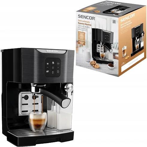 Baňkový tlakový kávovar Sencor SES 4040BK 1450 W černý