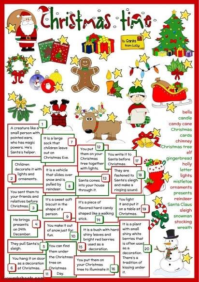 a christmas trivia is shown with different items in the form of snowmen and santas