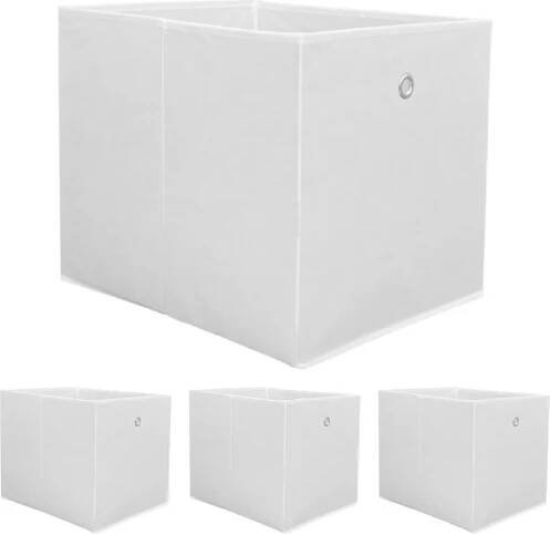 Dunedesign sada skládacích boxů Kallax Shelf 33 x 38 x 33 cm bílé