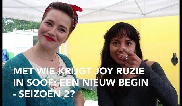 Barbara Sloesen en Dick van den Toorn op de set van Soof: Een Nieuw Begin - seizoen 2