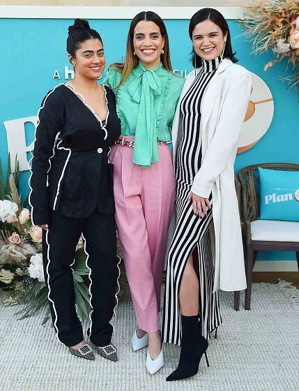 Natalie Morales, Kuhoo Verma, Victoria Moroles HULU original film 'Plan B' special event, L'Ermitage Beverly Hills, Los Angeles, California, USA - 26 May 2021