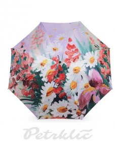 Dámský skládací deštník malované květy L530140