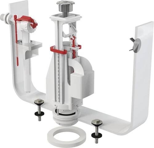 ALCAPLAST Splachovací souprava s dvoutlačítkem SA08A 1/2"