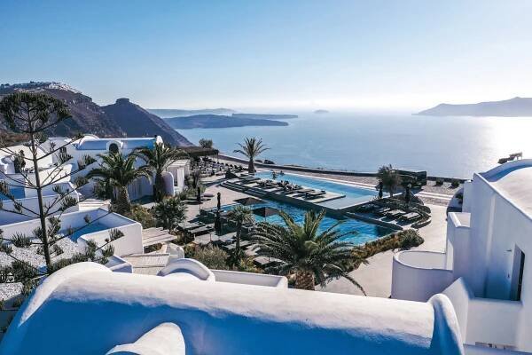 Nobu Hotels Will Open Its First Greece Outpost on Santorini — With Pool Villas, Caldera Views, and a Luxe Spa