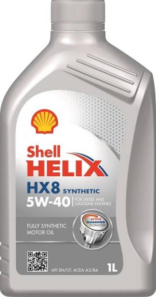 SHELL HELIX HX8 Synthetic 5W-40 1l