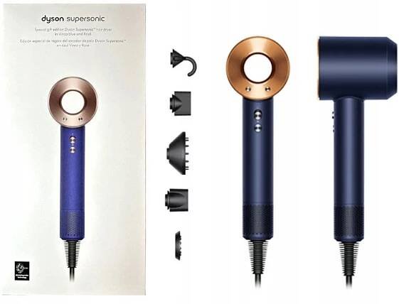 Vysoušeč vlasů Dyson Supersonic 1600W Modrý/Růžové zlato