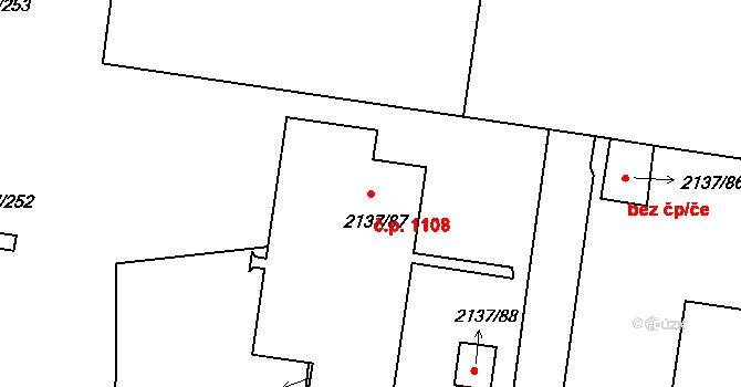 České Budějovice 2 1108, České Budějovice na parcele st. 2137/87 v KÚ České Budějovice 2, Katastrální mapa