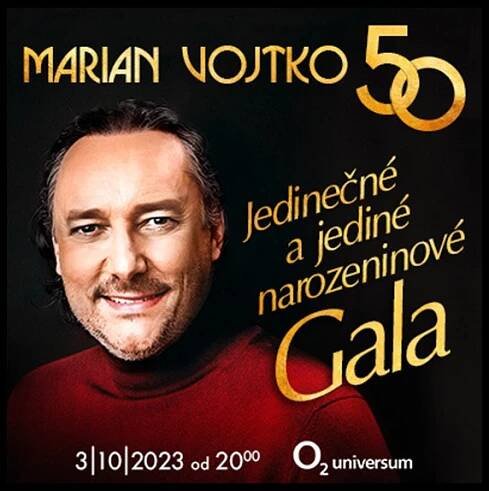 Muzikálový toreador Marian Vojtko oslaví 50. narozeniny výpravným gala koncertem v O2 Universum