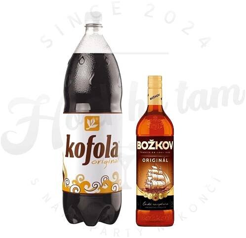 BOŽKOV Originál 0,5l, Kofola 2l