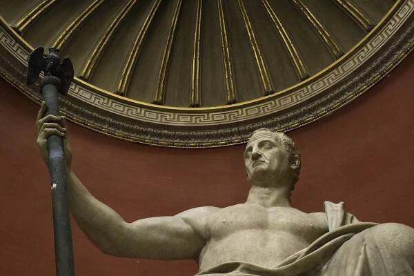 Statue of the emperor Galba. 