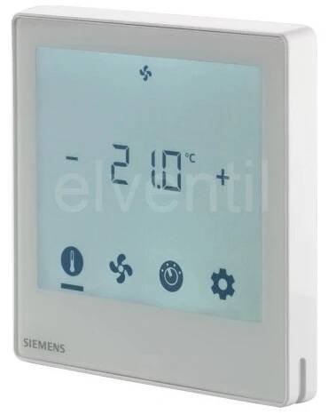 Siemens RCU15 Prostorový regulátor 2-bod. nebo PWM regulace, napájení AC 24 V - Esvit.cz 