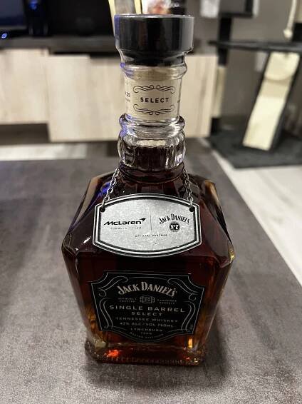 Jack Daniel's Single Barrel Select McLaren Personal Collection 0,75l 47% GB L.E. investiční alkohol na prodej - Alkobazar.cz