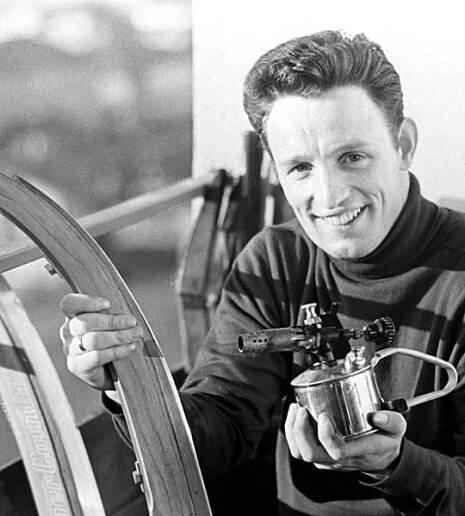 Olympische Spiele Innsbruck 1964 - DDR-Rodler Thomas Köhler