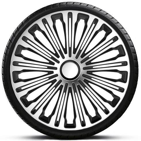 17 VOLANTE SILVER BLACK ARGO Poklice na kola 17 palec černá/stříbrná