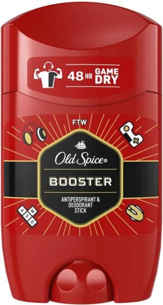 Old Spice antiperspirant tuhý Booster 50ml | Alemat.cz