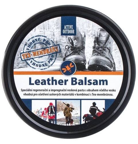 ACTIVE OUTDOOR Leather balsam bezbarvý 75ml