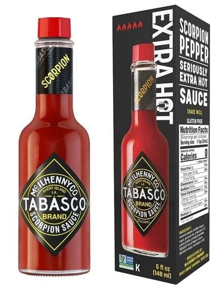 Tabasco Scorpion Ekstra Acı Biber Sos 60 ML