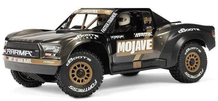 RC auto Arrma Mojave Grom 223S BLX 1:18 4WD RTR Basic černá