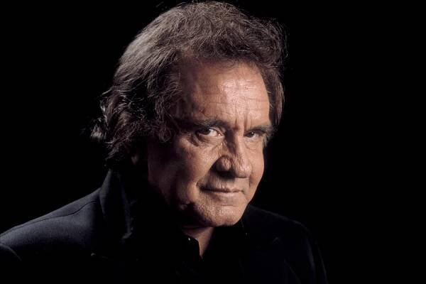 Portrait of Johnny Cash at the Star Plaza Theater, Merrilville, Indiana, May 2, 1994. (Photo by Paul Natkin/Getty Images)