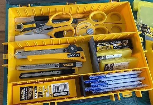 K organizaci modelářských potřeb a materiálu slouží IDEAL BOX též