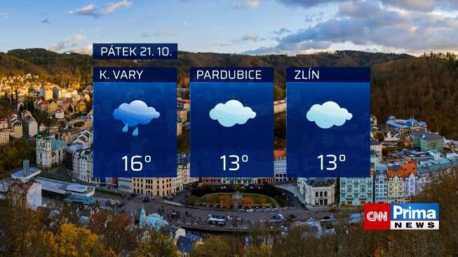 Předpověď počasí pro 3. duben