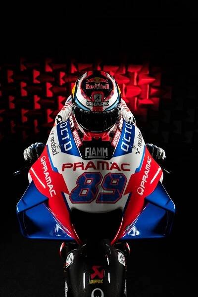 Jorge Martin on Bike in Studio