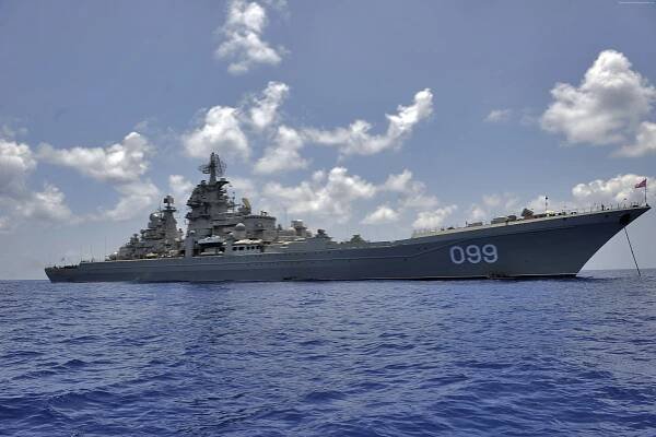 Russian Navy, battlecruiser, heavy missile cruiser, 099, Pyotr Velikiy, Kirov-class, Russia