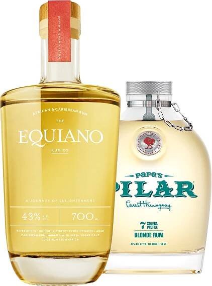 Set Papa's Pilar Blonde Rum + Equiano Light Rum - Bílý rum | Svět nápojů
