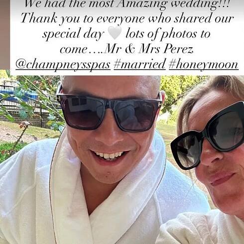 EastEnders' Lorraine Stanley enjoys luxury honeymoon with new husband Mark Perez