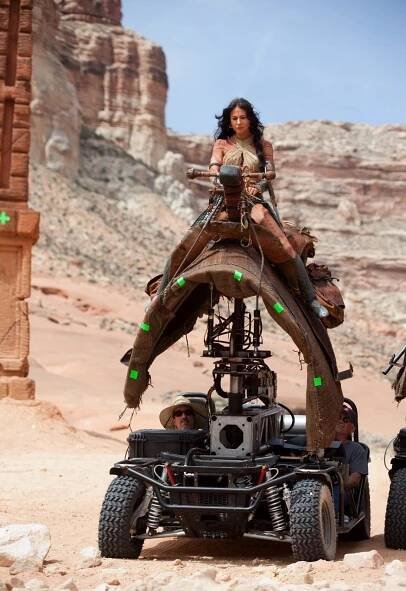 Lynn Collins - John Carter: Mezi dvěma světy - Z natáčení