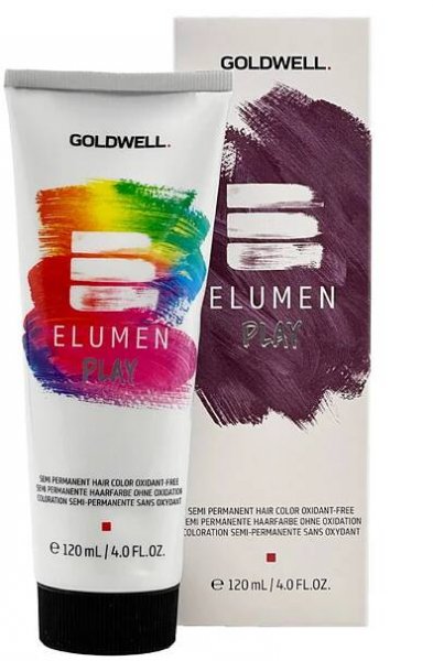 Goldwell Elumen Play Semi Permanent Hair Color 120 ml - @ Metallic Berry