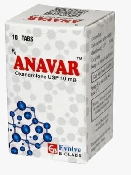 Anavar (Oxandrolon) 10 mg (10 tablet) - Evolve Biolabs