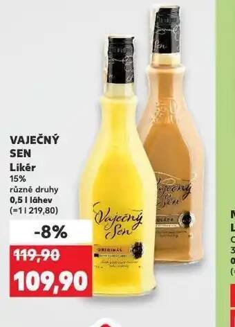 Kaufland Vaječný sen likér nabídka