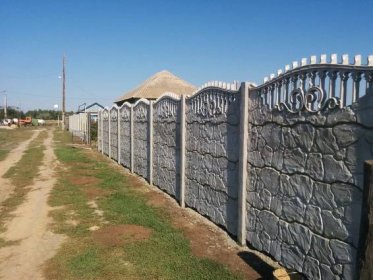 Jednostranné betónové ploty – Zahrada sazenice