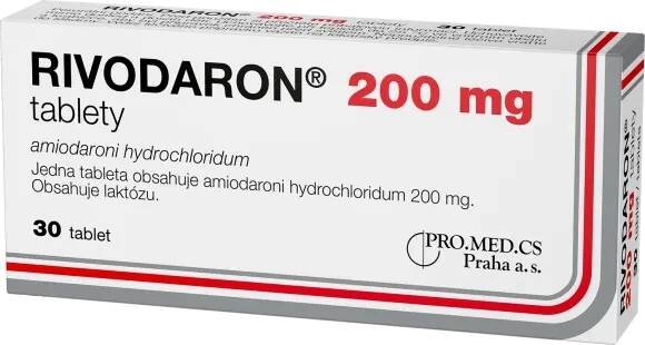 RIVODARON 200 mg tablety