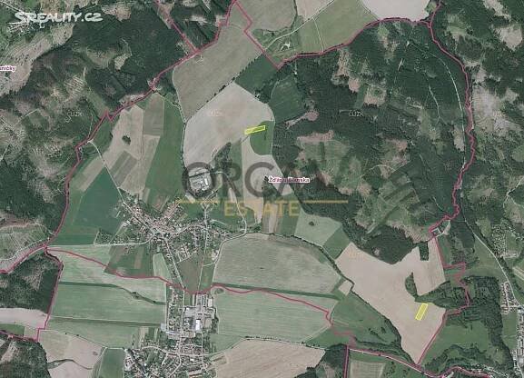 Prodej  pole 8 296 m², Žďár, okres Blansko