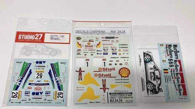 1/24 Rally auta a obtisky | modelbazar.cz