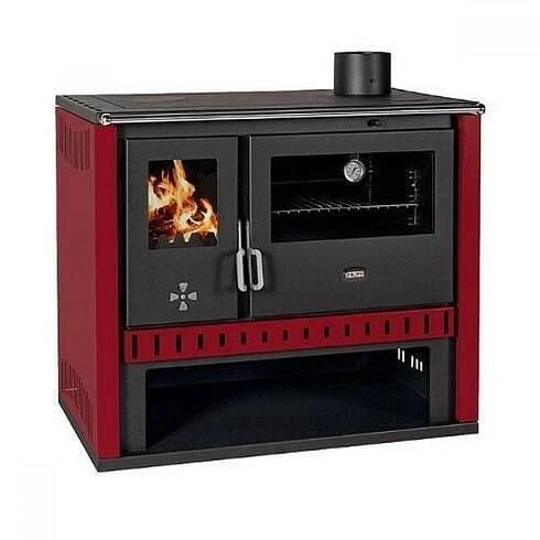 Sporák na tuhá paliva Prity GT Red, 15 kW