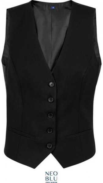 pracovní vesta NEOBLU Vesta Max Women, společenská, dámská COT243167n11u9-deep black 44 Černá deep