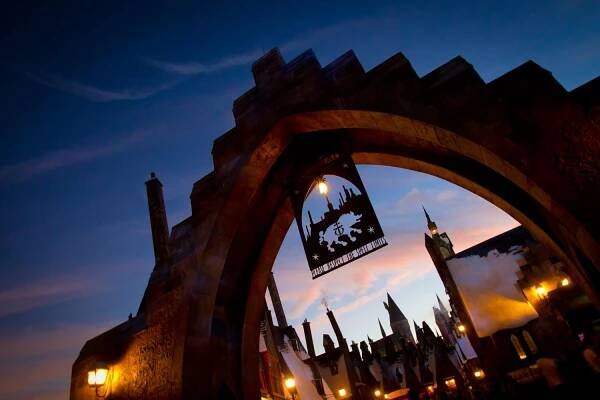 Hogsmeade entrance at Islands of Adventure