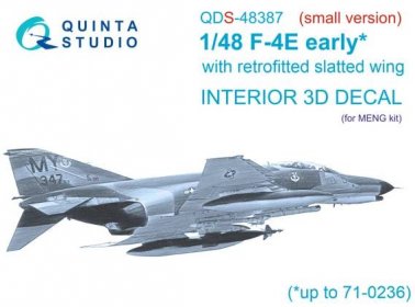 1/48 F-4E early w/ slatted wing 3D-Print.&col.Int.