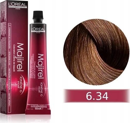 L'Oréal Majirel oxidační barva 6,34 Beauty Colouring Cream 50 ml