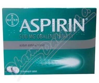 Aspirin 500mg 8 obalených tablet
