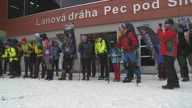 VIDEO: Na Sněžce si to rozdali šerpové