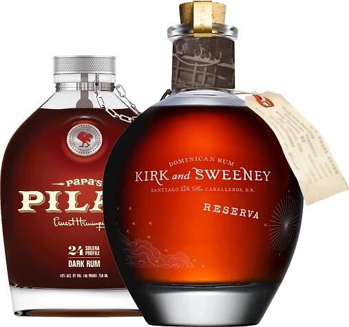 Set Papa's Pilar Dark Rum + Kirk and Sweeney Reserva - Rumové sety | Svět nápojů
